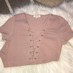 Dusty mauve bodysuit